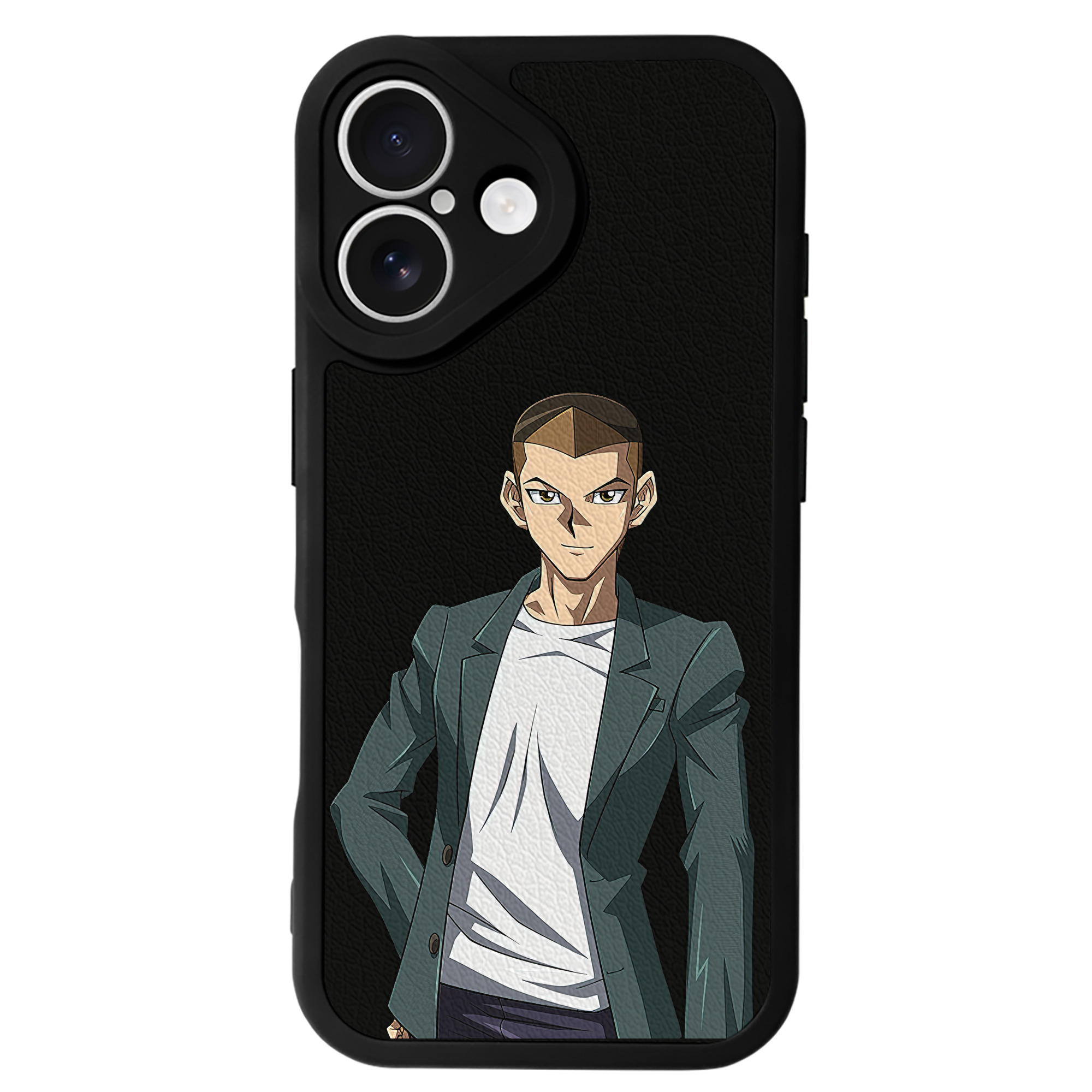 遊☆戯☆王 Yu-Gi-Oh! 【iPhone 16シリーズ対応】シリコンスマホケース（レザー調） 材質：シリコン